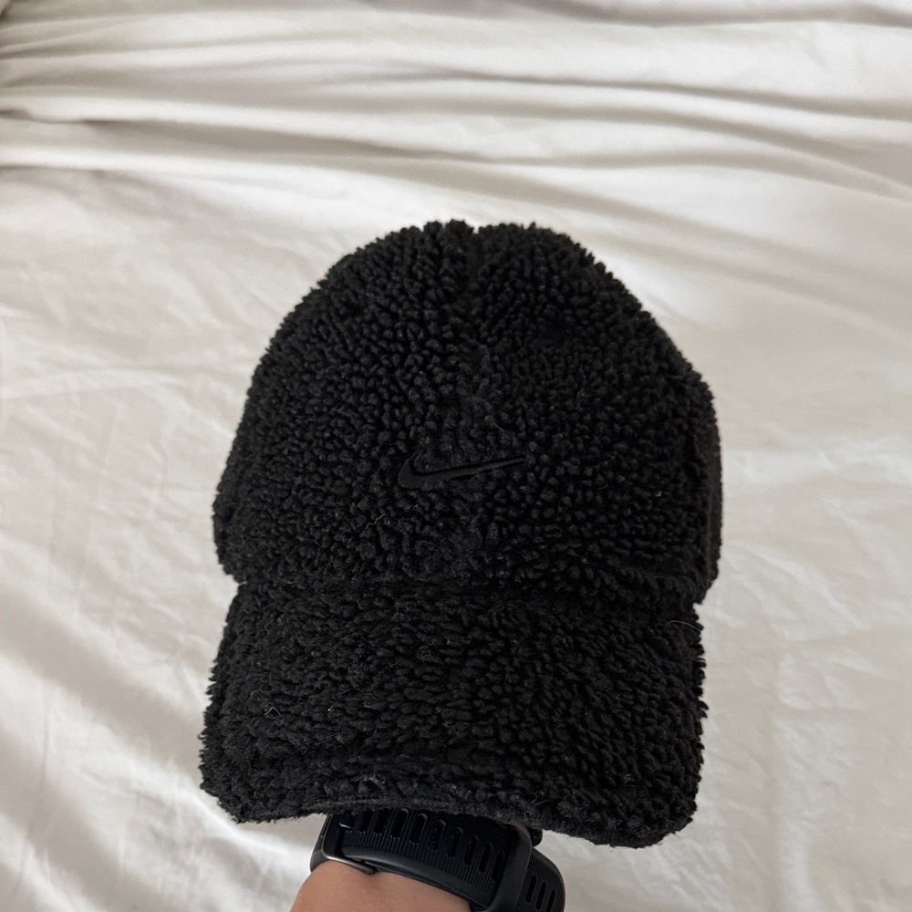 Nike Black Sherpa Cap